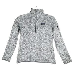 Patagonia Better Sweater 1/4 Zip Fleece Gray Pullover Jacket Women's Small